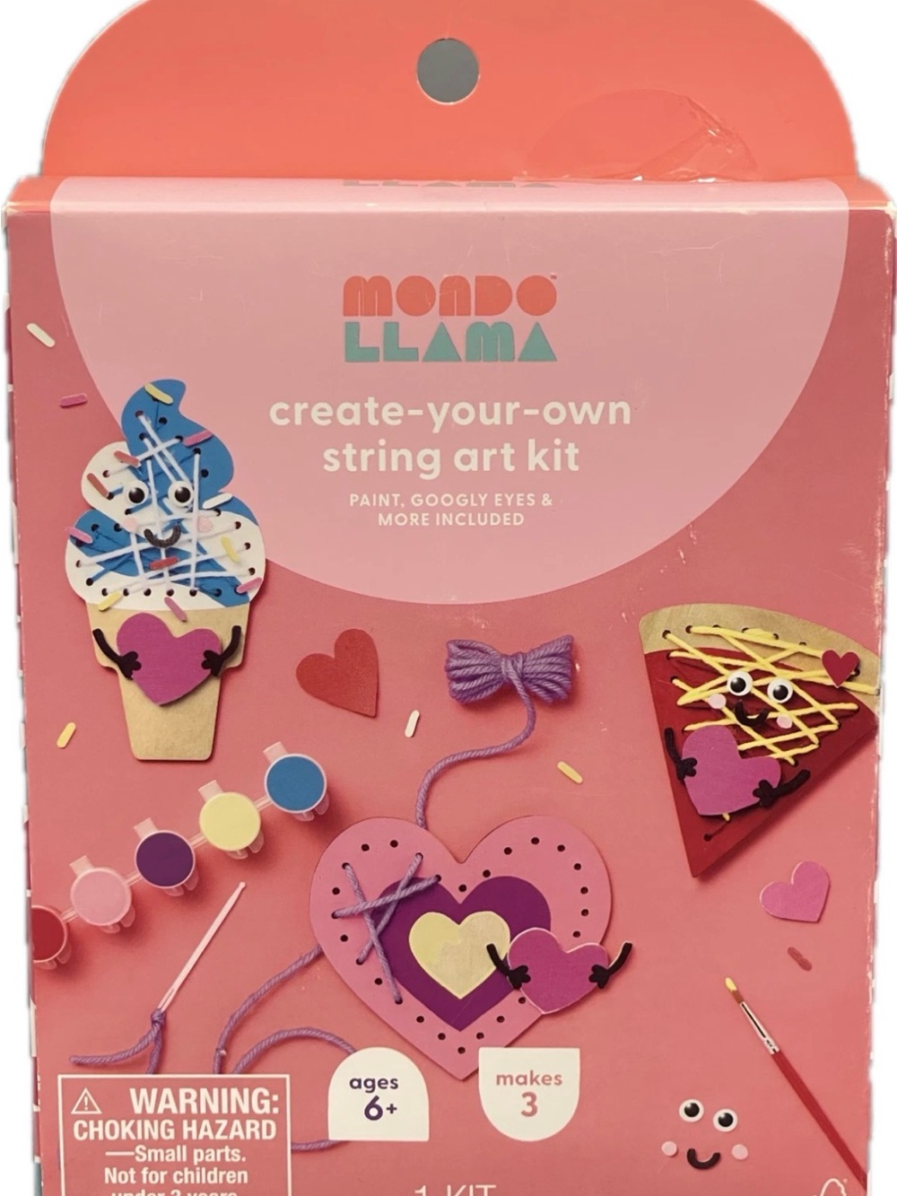 Mondo Llama Pink Create-Your-Own String Art Kit